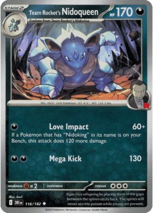 Team Rocket's Nidoqueen - 116/182