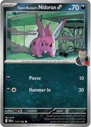 Team Rocket's Nidoran? - 117/182