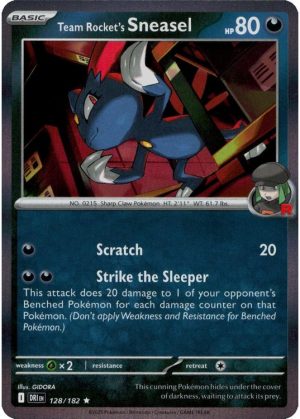 Team Rocket's Sneasel - 128/182 (Holo)