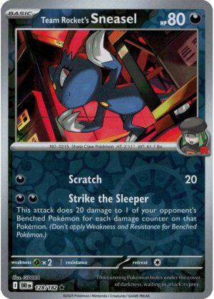 Team Rocket's Sneasel - 128/182 - Reverse