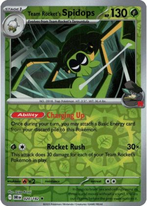 Team Rocket's Spidops - 020/182 - Reverse