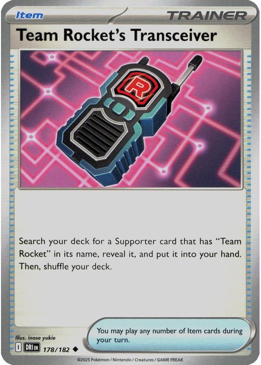 Team Rocket's Transceiver - 178/182