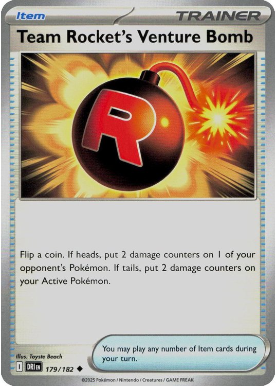 Team Rocket's Venture Bomb - 179/182