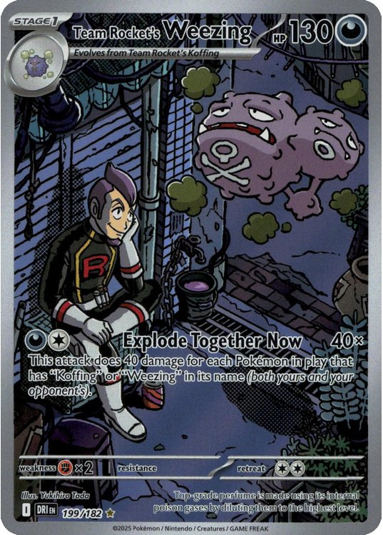 Team Rocket's Weezing - 199/182