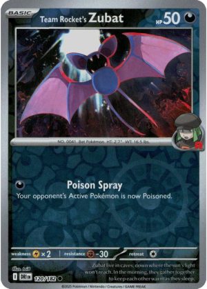 Team Rocket's Zubat - 120/182 - Reverse