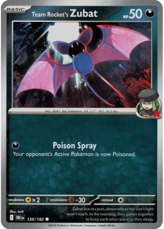 Team Rocket's Zubat - 120/182