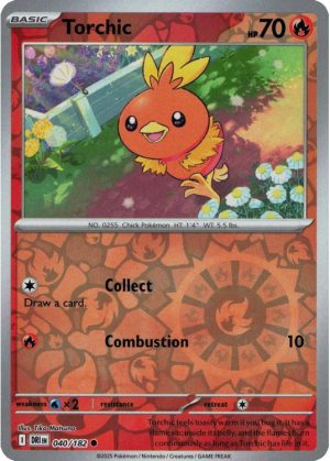 Torchic - 040/182 - Reverse