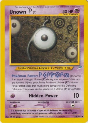 Unown [P] - 58/105