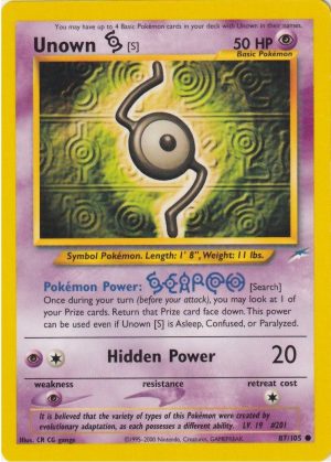Unown [S] - 87/105