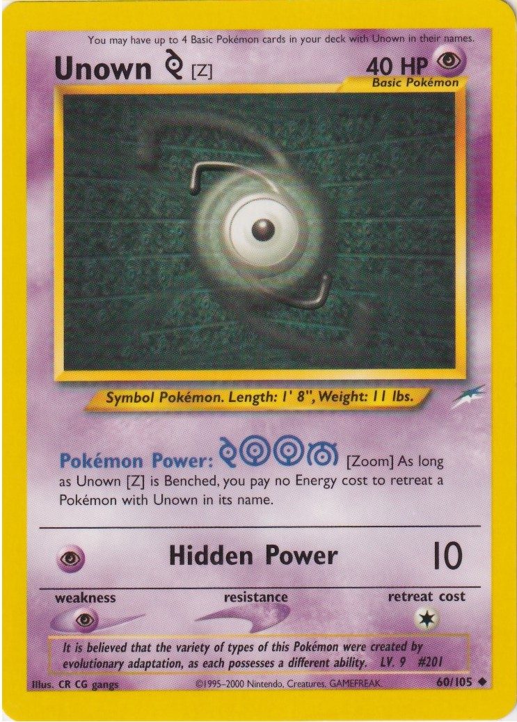 Unown [Z] - 60/105