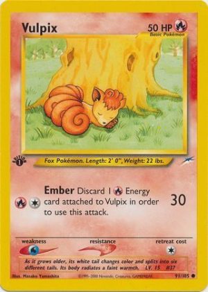 Vulpix - 91/105 - 1st Edition