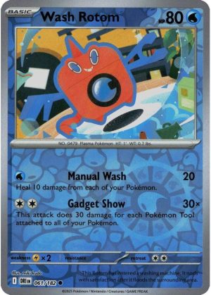 Wash Rotom - 061/182 - Reverse