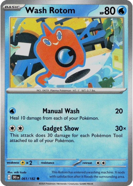 Wash Rotom - 061/182
