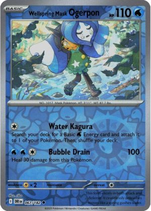 Wellspring Mask Ogerpon - 067/182 - Reverse