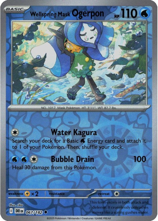 Wellspring Mask Ogerpon - 067/182 - Reverse