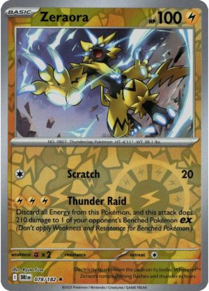 Zeraora - 078/182 - Reverse