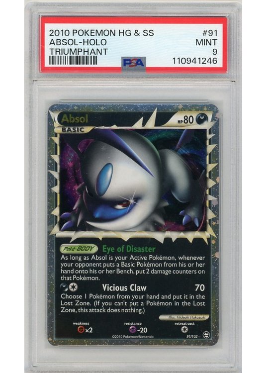 Absol 91/102 PSA 9
