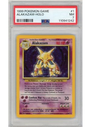 Alakazam 1/102 PSA 7