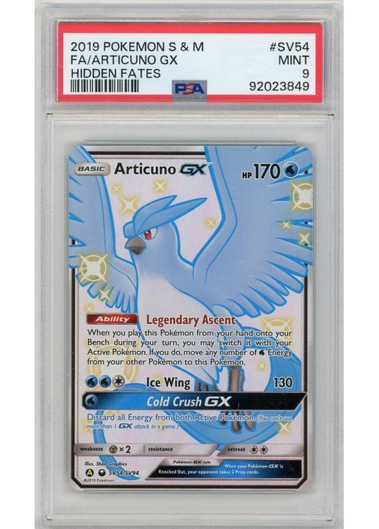 Articuno GX SV54/SV94 PSA 9