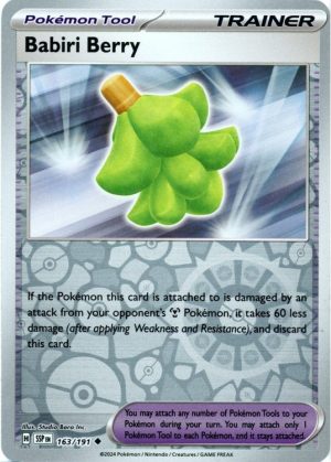 Babiri Berry - 163/191 - Reverse