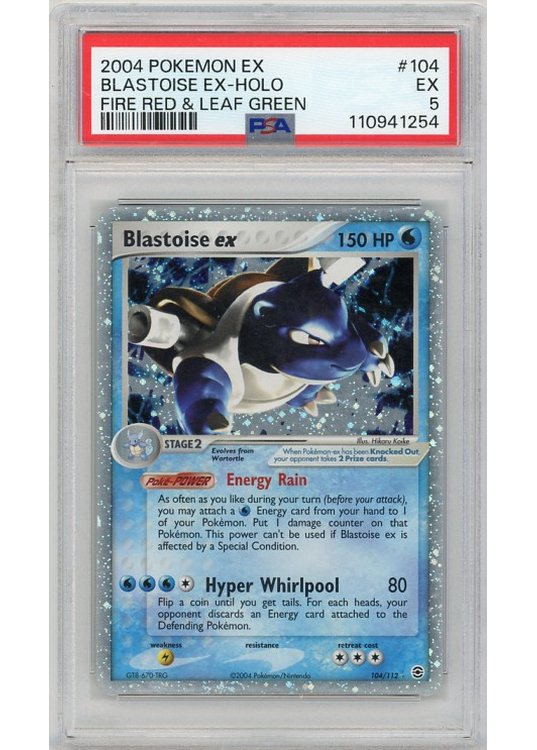 Blastoise ex – 104/112 – PSA 5