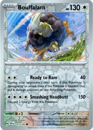 Bouffalant - 151/191 - Reverse