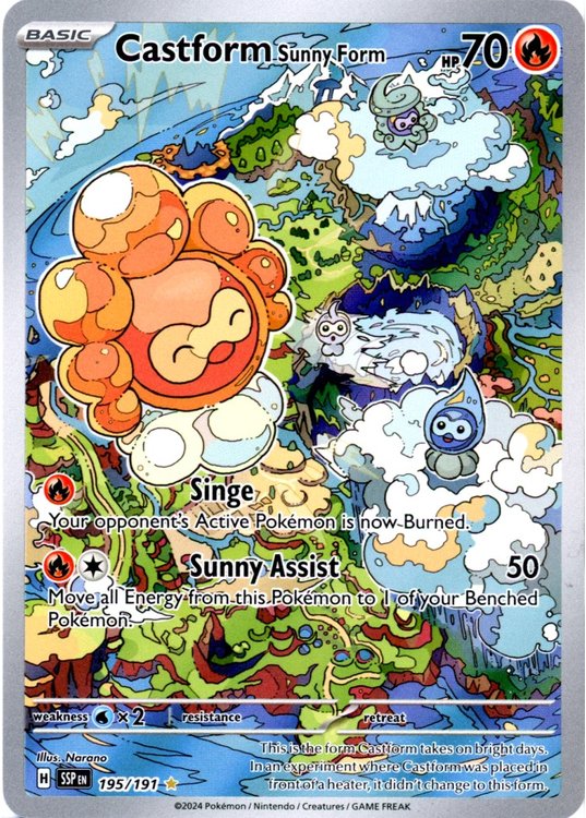 Castform Sunny Form - 195/191