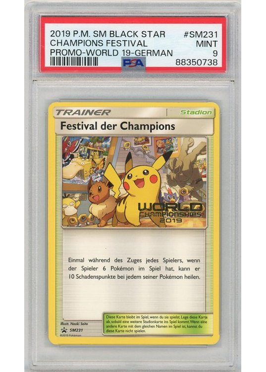 Champions Festival (German) – SM231 – PSA 9