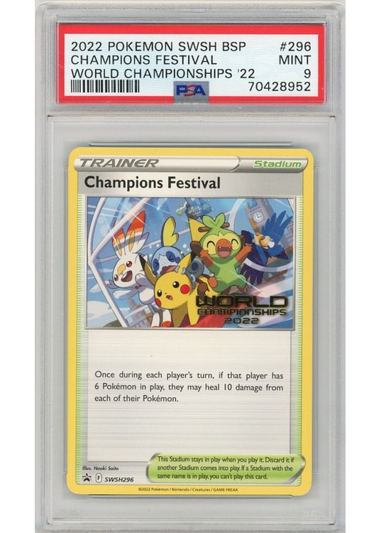 Champions Festival – SWSH296 – PSA 9