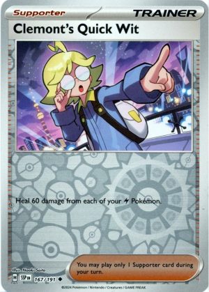 Clemont's Quick Wit - 167/191 - Reverse