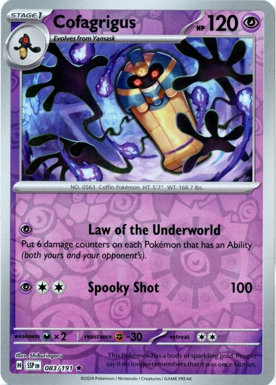 Cofagrigus – 83/191 – Reverse