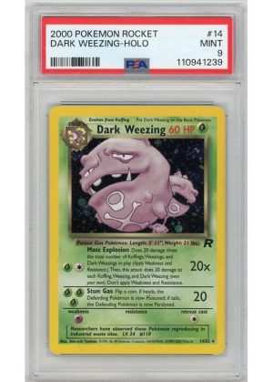 Dark Weezing 14/82 PSA 9