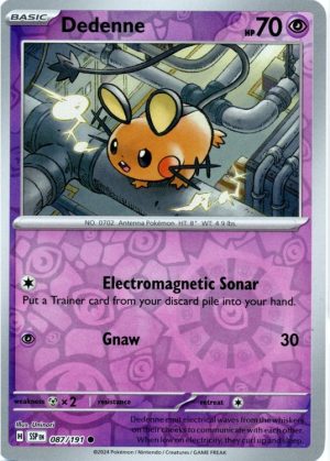 Dedenne - 87/191 - Reverse