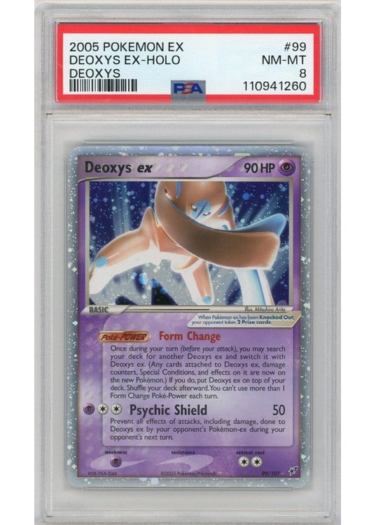 Deoxys ex 99/107 PSA 8