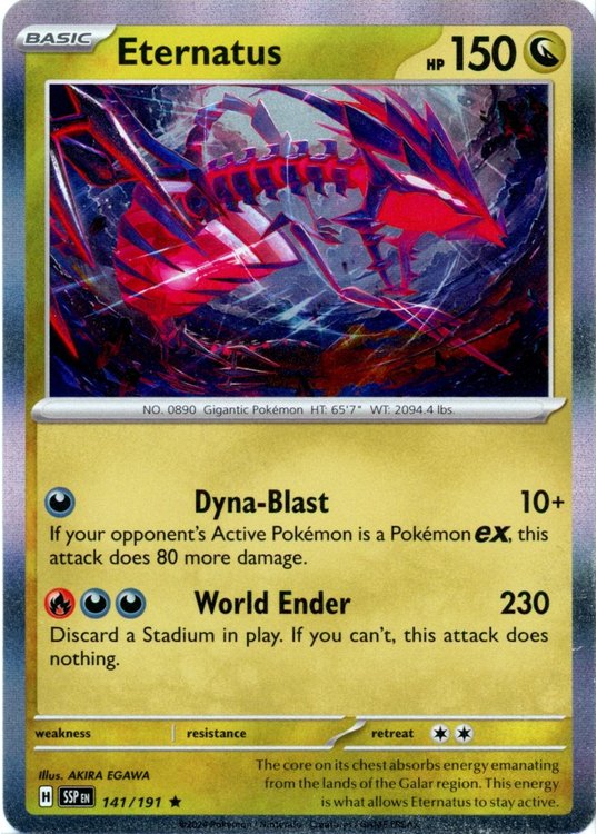 Eternatus - 141/191 (Holo)