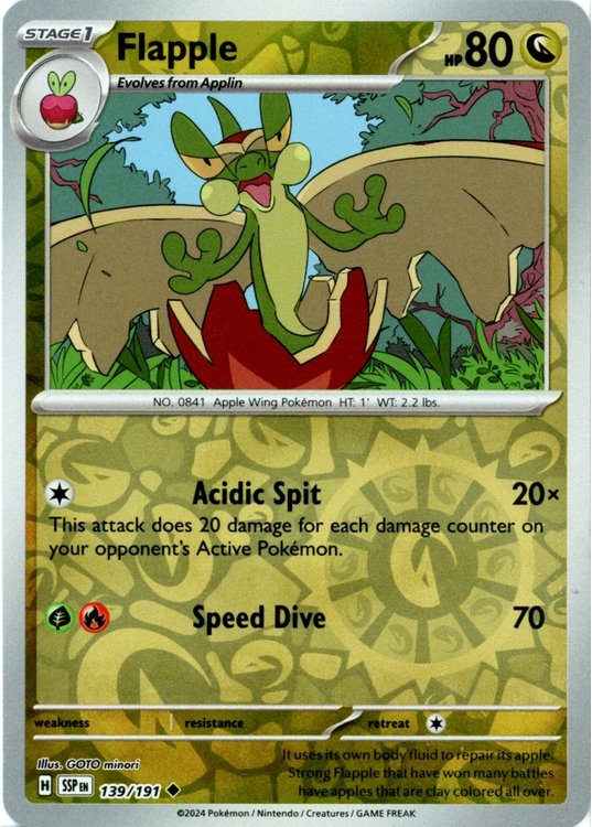 Flapple - 139/191 - Reverse