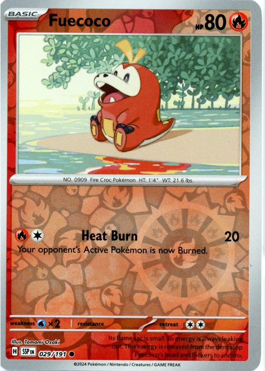 Fuecoco - 29/191 - Reverse