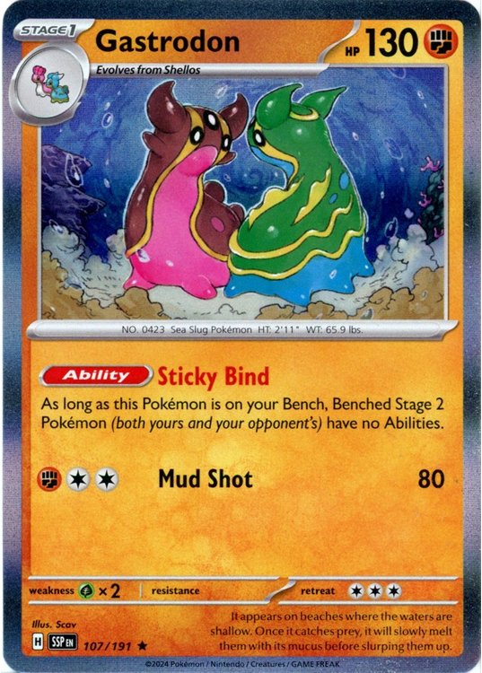 Gastrodon - 107/191 (Holo)