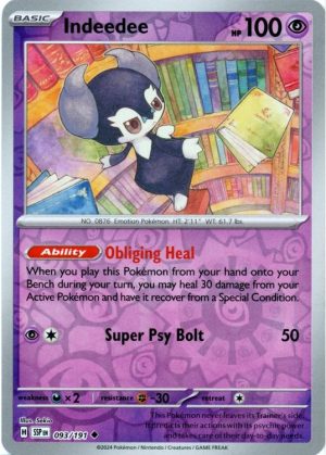 Indeedee - 93/191 - Reverse