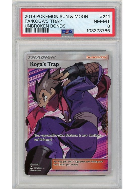 Koga's Trap 211/214 PSA 8