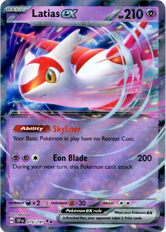 Latias ex - 76/191