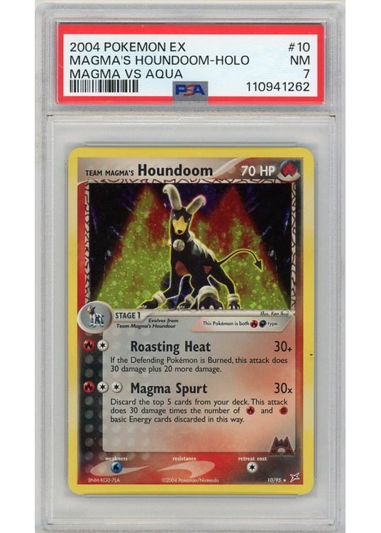 Magma’s Houndoom – 10/95 – PSA 7