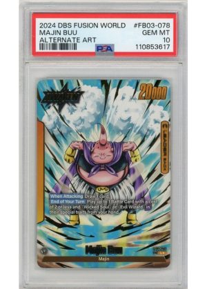 Majin Buu (Alternate Art) (Dragon Ball) FB03-078 PSA 10