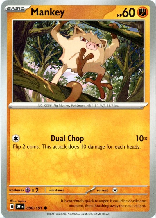 Mankey - 98/191