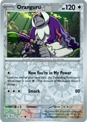 Oranguru - 156/191 - Reverse