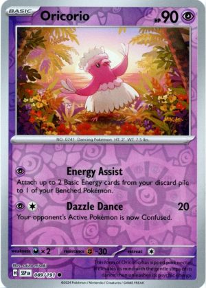 Oricorio - 89/191 - Reverse