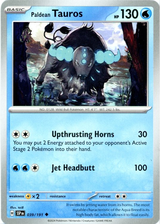 Paldean Tauros - 39/191