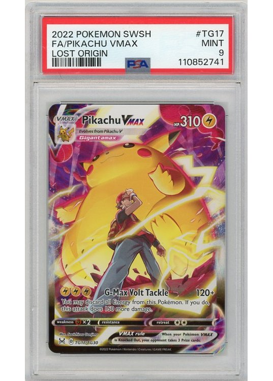 Pikachu VMAX TG17/TG30 PSA 9