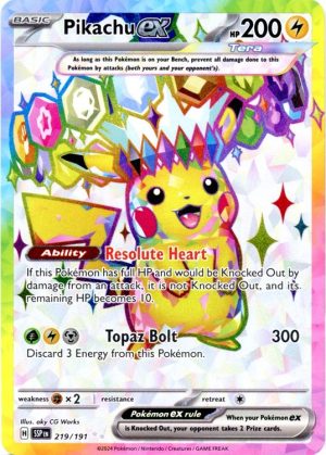 Pikachu ex - 219/191