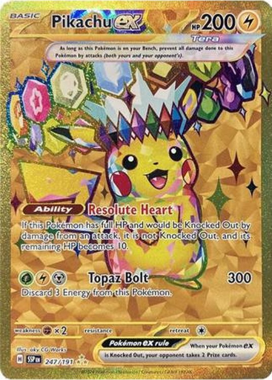Pikachu ex - 247/191